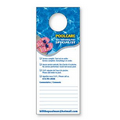 14pt Cardstock Door Hanger (4.25" x 11.0") 4 Color Process Both sides